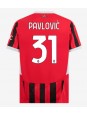 Billige AC Milan Strahinja Pavlovic #31 Hjemmedrakt 2024-25 Kortermet